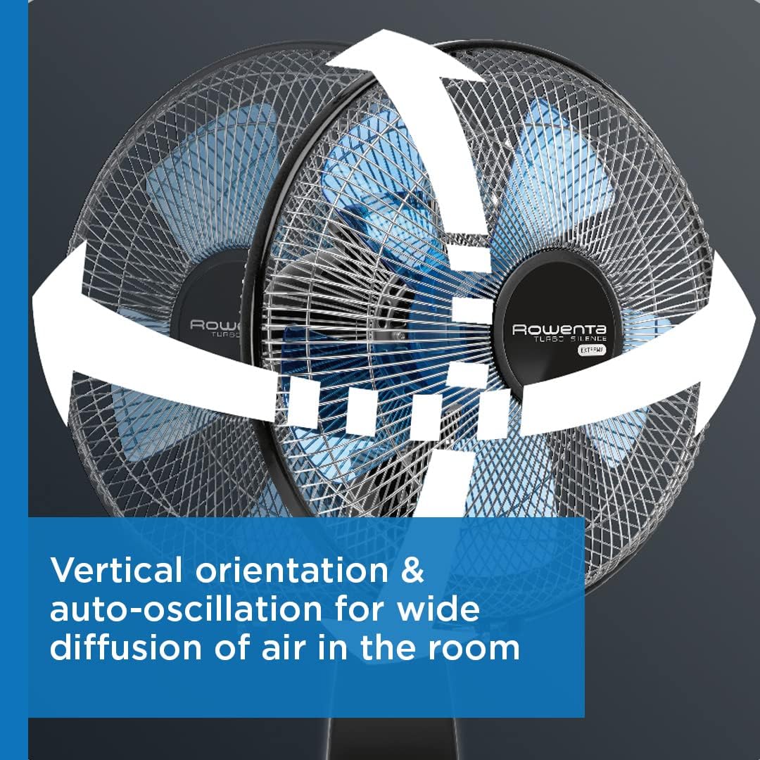 Ventilateur de table Turbo Silence 12" - Rowenta - Rowenta - Ventilateur - - La Guilde Culinaire