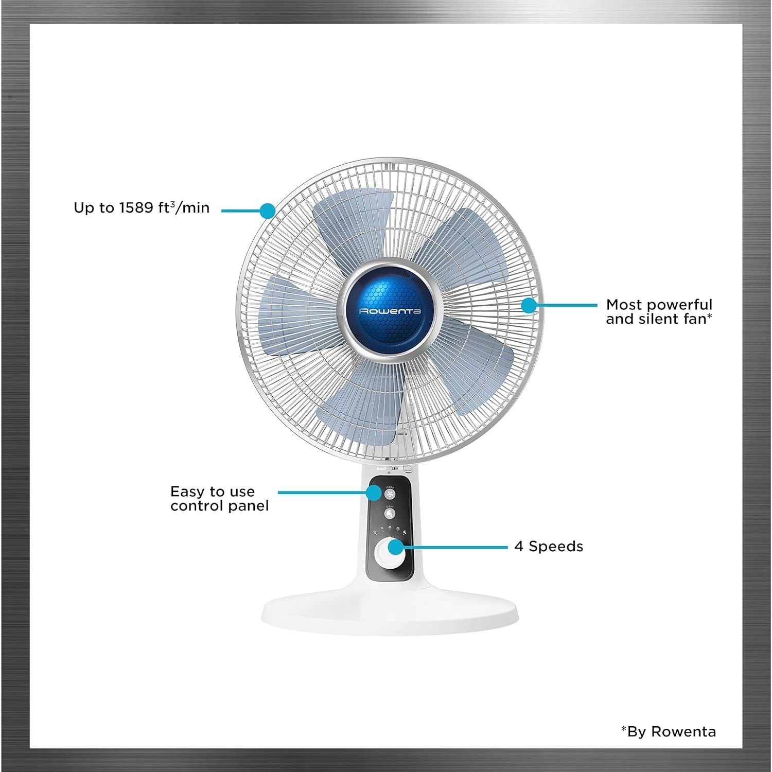 Ventilateur de table mécanique Turbo Silence Extreme+ 12" - Rowenta - Rowenta - Ventilateur - - La Guilde Culinaire