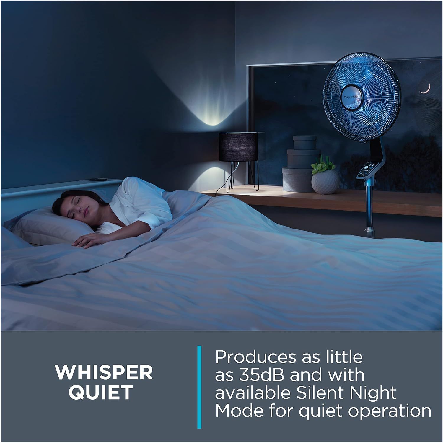 Ventilateur sur pied Turbo Silence 16" - Rowenta - Rowenta - Ventilateur - - La Guilde Culinaire