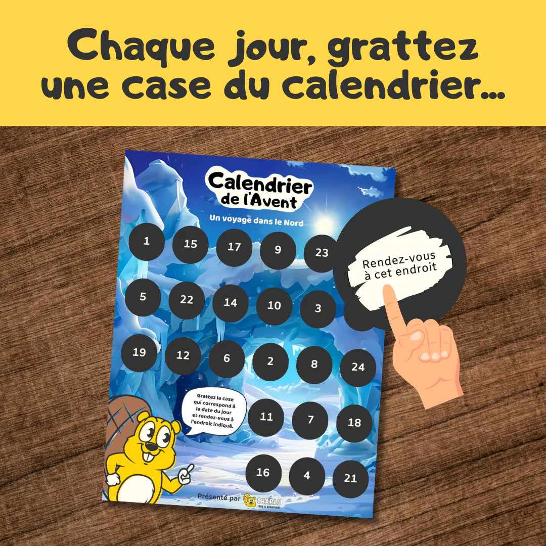 Un voyage dans le Nord : Calendrier de l'Avent - Charlo Jeux et Aventures - Calendrier de l'avent - - La Guilde Culinaire