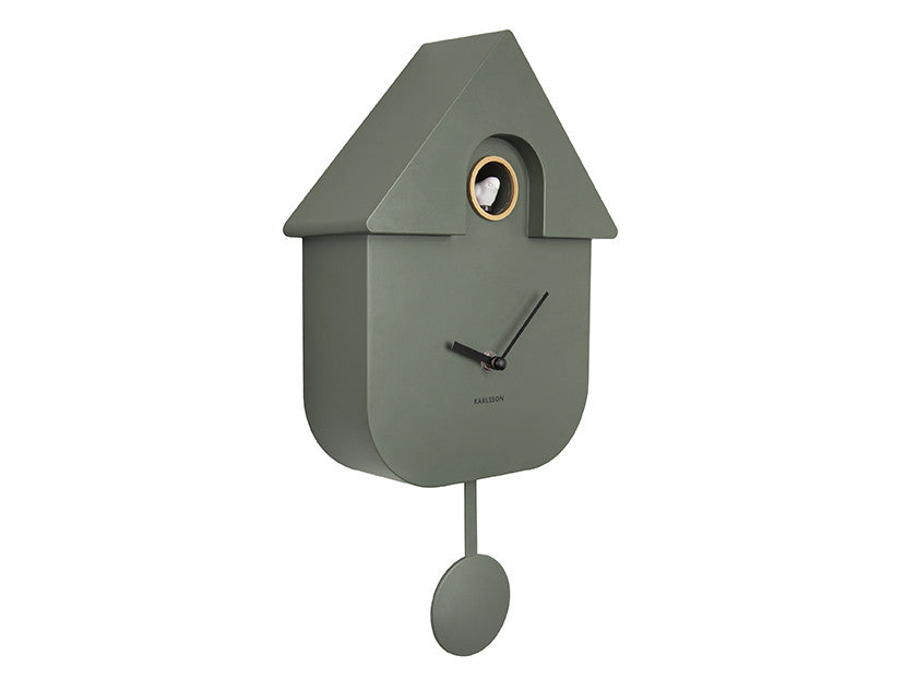 Horloge "The Modern Cuckoo" Vert jungle - Horloge Karlsson - Horloge - M5-KMC-GR01 - La Guilde Culinaire