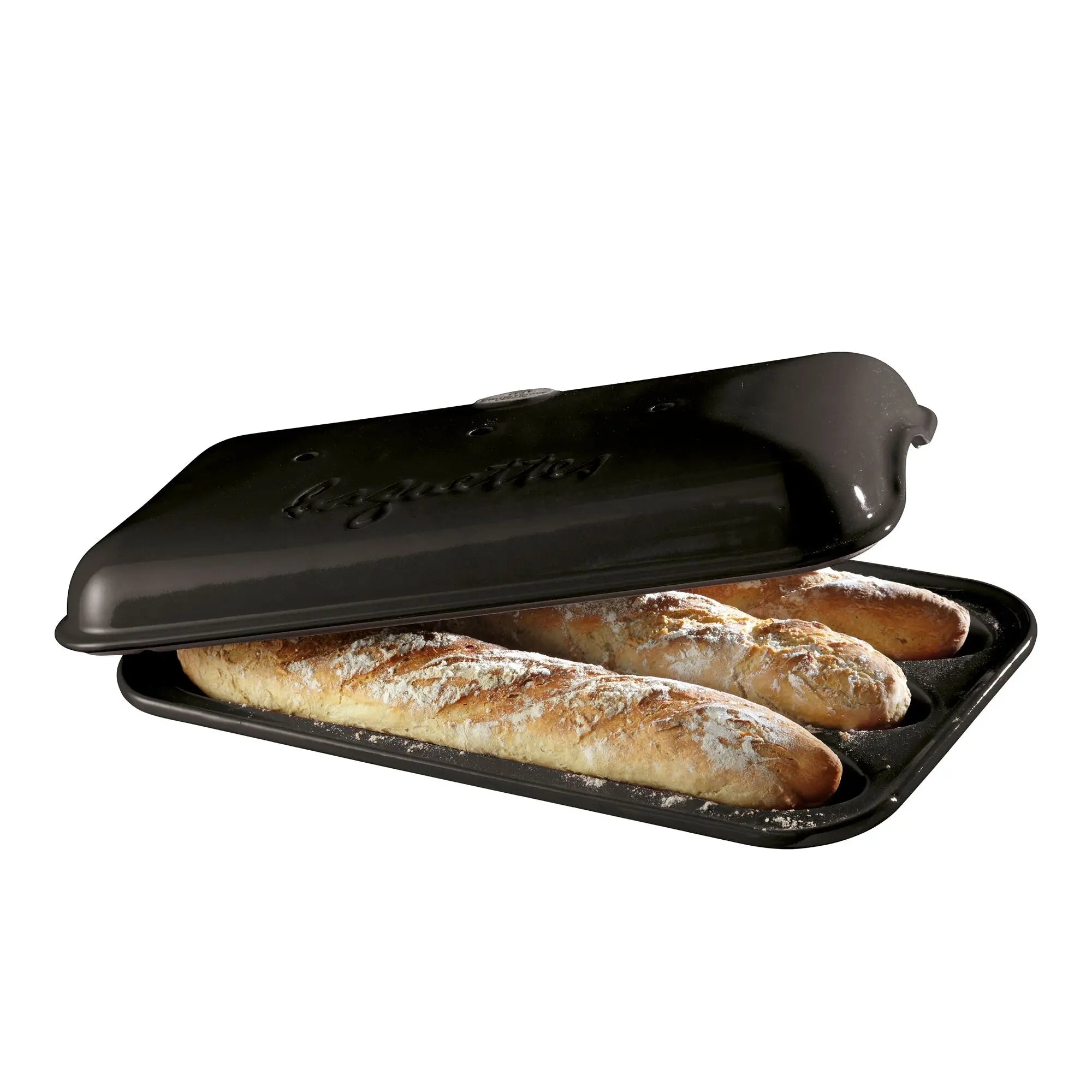 Moule à Baguettes 39,5 cm - Emile Henry Fusain - Emile Henry - Moule à baguette - 91795506 - La Guilde Culinaire
