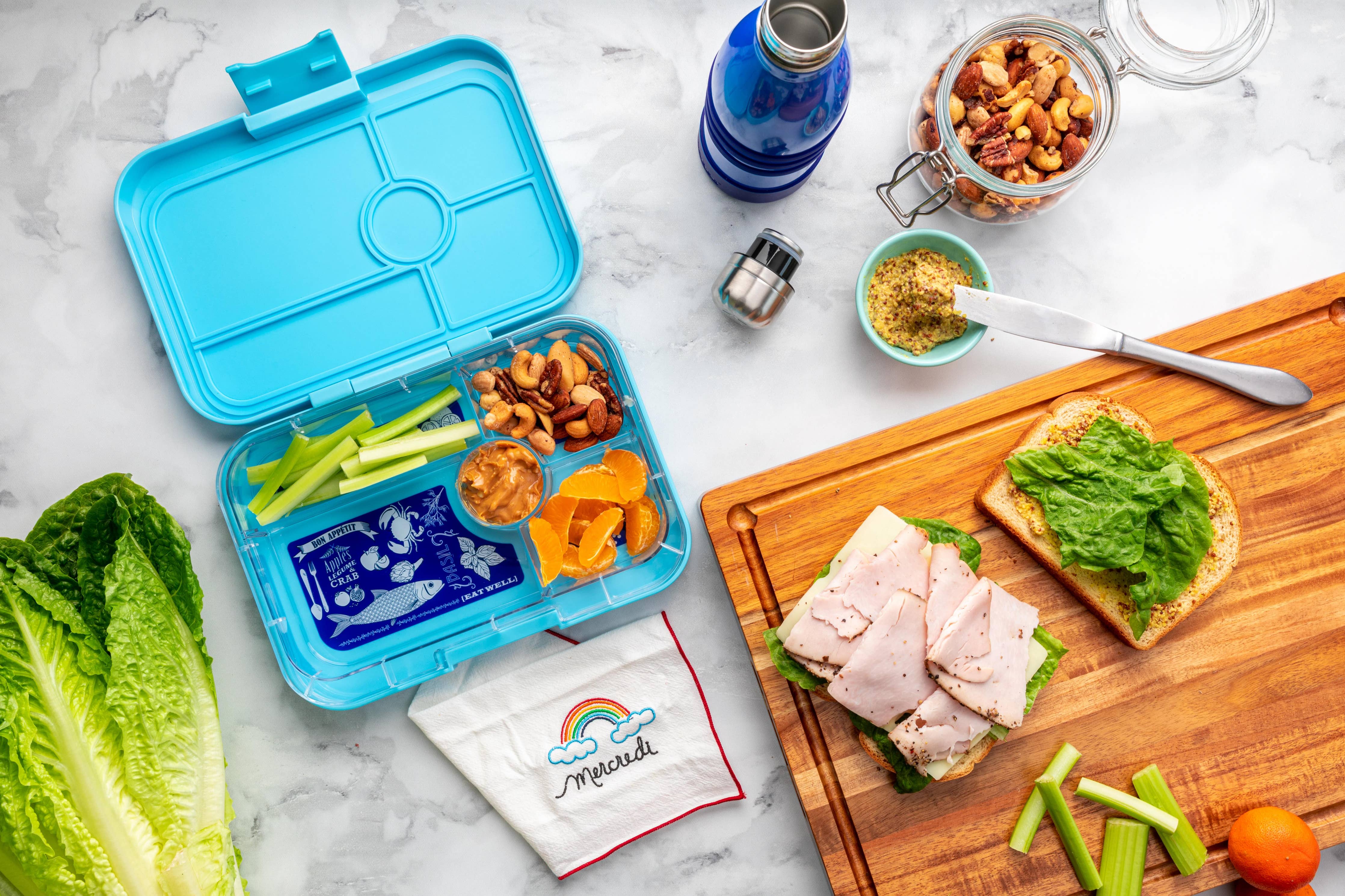 Yumbox Tapas - Boîte Bento étanche avec plateaux à 4 ou 5 compartiments - Yumbox - Boîte à repas - - La Guilde Culinaire