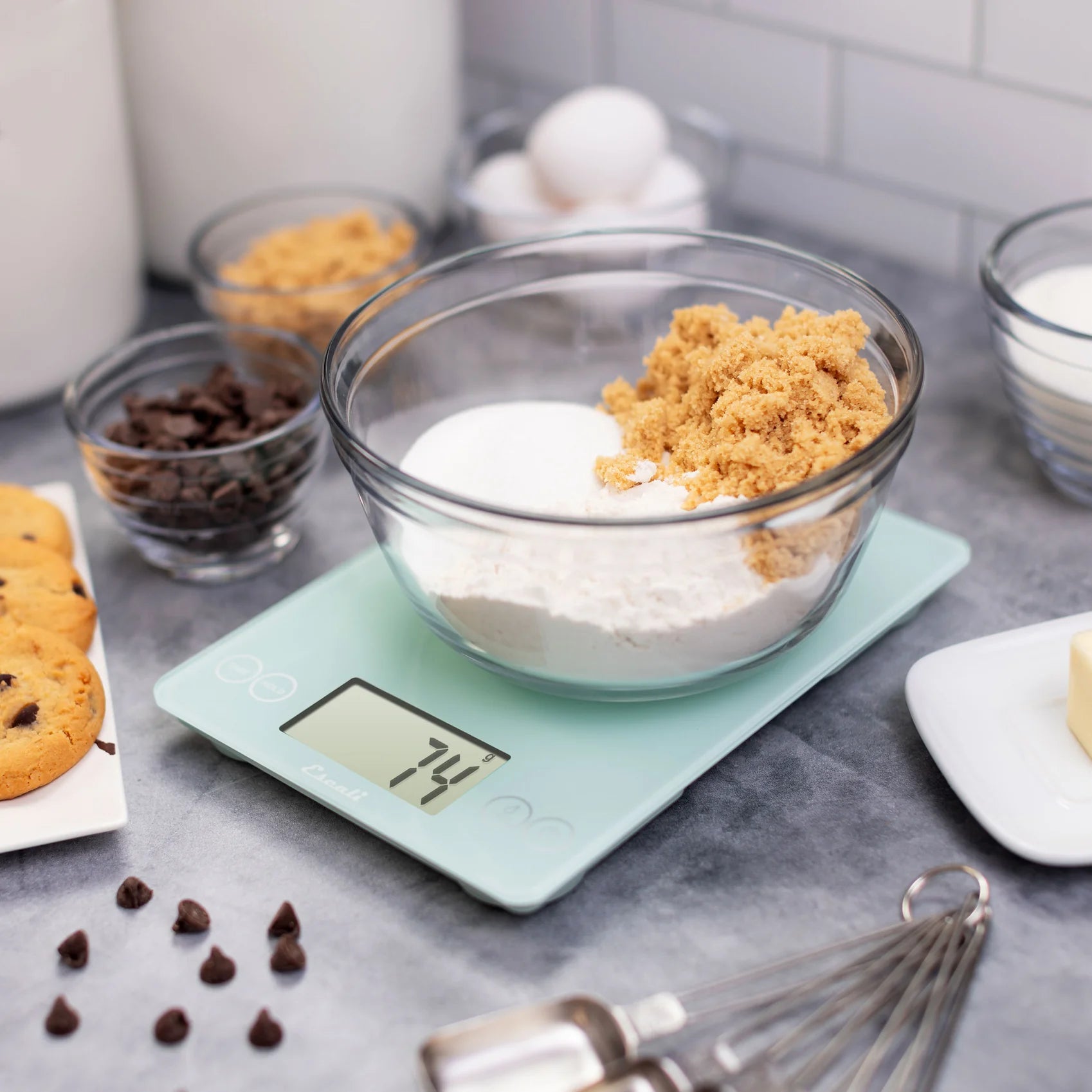 Balance de cuisine numérique en verre, Arti - Escali - Balance - - La Guilde Culinaire