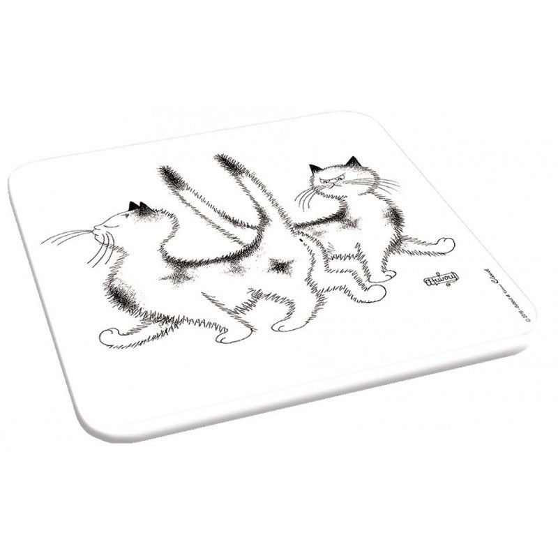 6 dessous de verres Assortiment de chats 1 - Chats Dubout - Editions Clouet - Dessous de verre - - La Guilde Culinaire