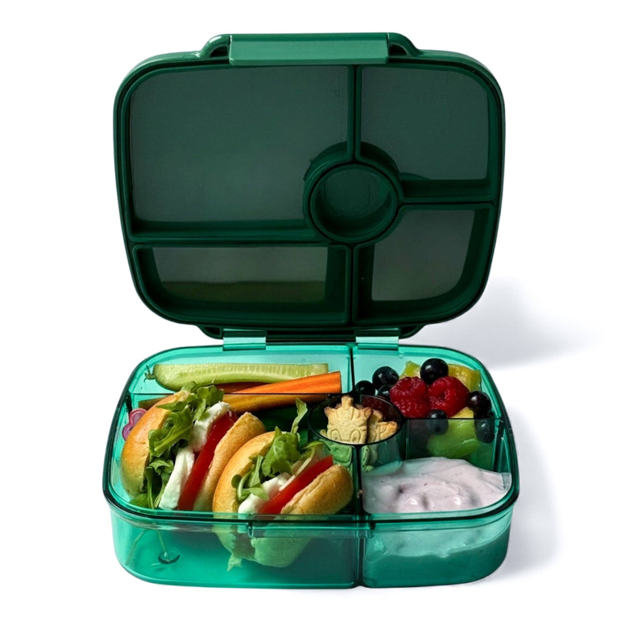 Yumbox Go - Boîte-repas bento étanche XL, plateau profond Lima Green - Yumbox - Boîte à repas - LGG202510 - La Guilde Culinaire