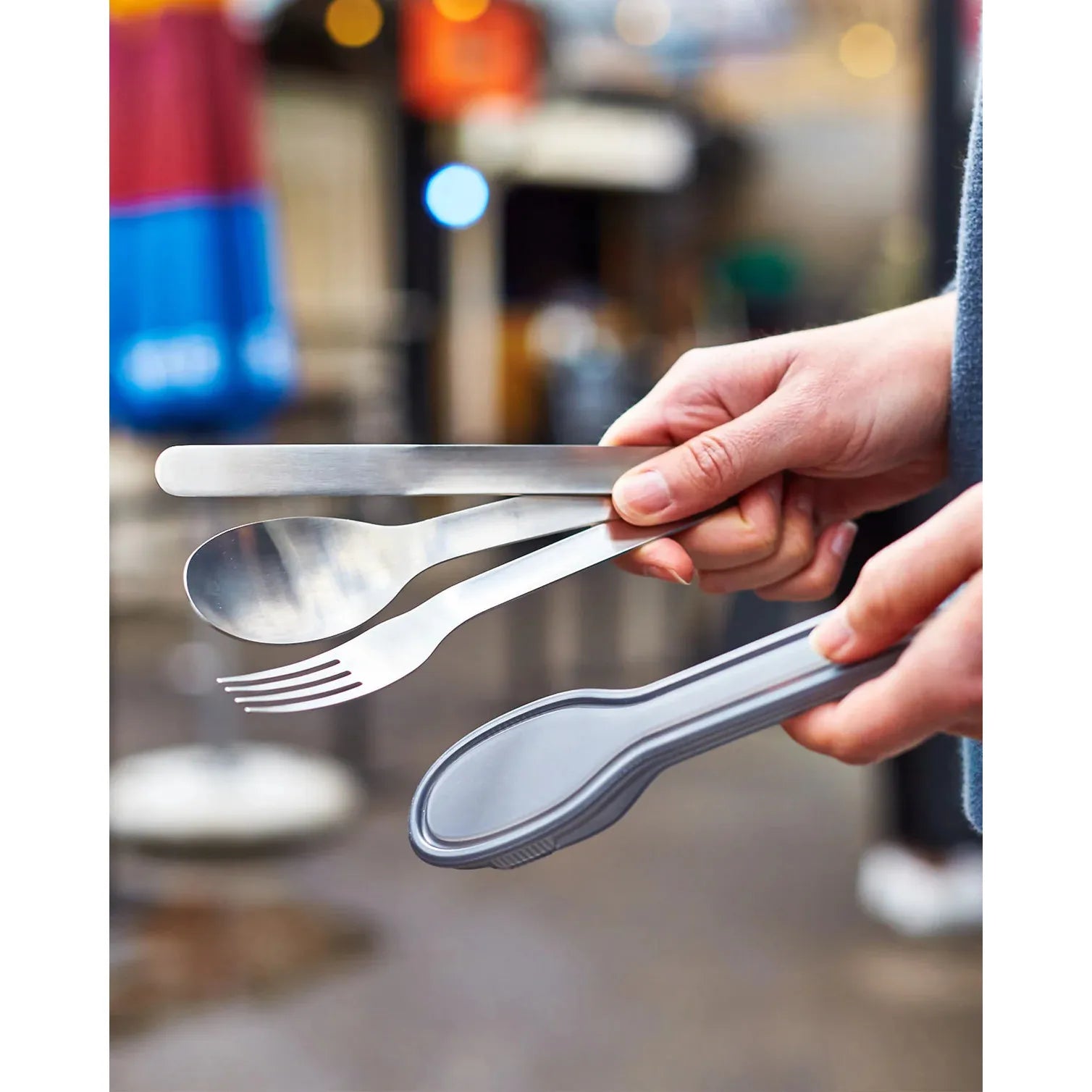 Ensemble d'ustensiles et étui - Black + Blum London - Ustensiles de poche - - La Guilde Culinaire