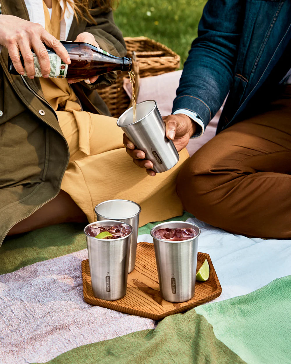 Set de tasses en inox - Black + Blum London - Goblet - - La Guilde Culinaire