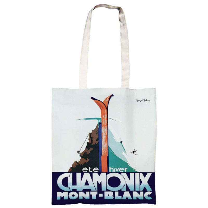 Sac Cabas Coton - Chamonix Été Hiver - Chamonix - Editions Clouet - Sac cabas - - La Guilde Culinaire