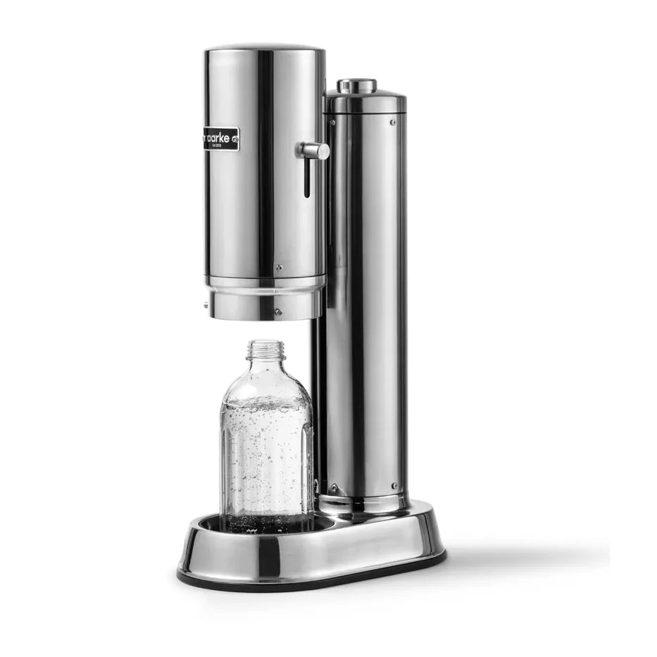 Machine à eau gazeuse avec bouteille en verre Carbonator Pro Acier Inoxydable - Aarke - Machine à soda et eau gazeuse - AACPRO-PDSL-OS - La Guilde Culinaire