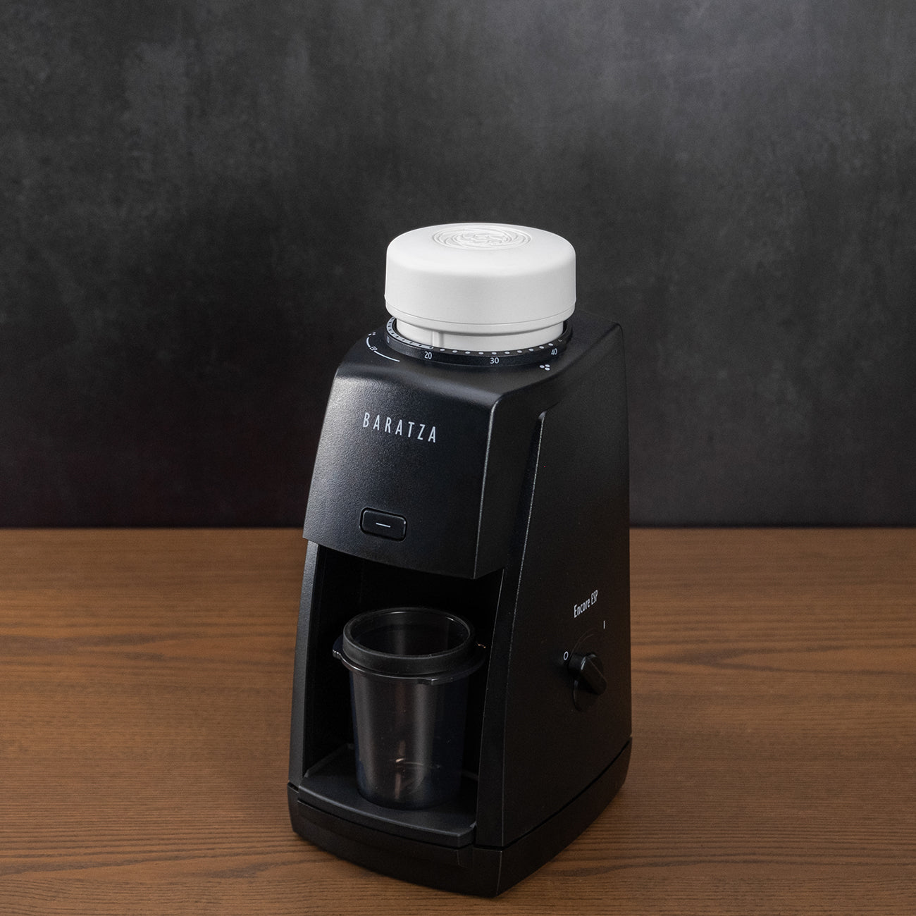 Trémie à dose unique blanche pour les broyeurs de la série des fraises coniques - Baratza - Accessoire pour moulin à café - - La Guilde Culinaire