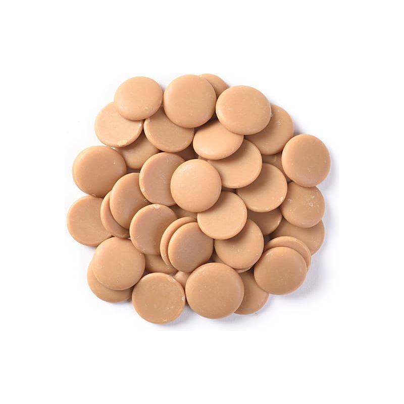 Chocolat Zéphyr Caramel 35% 500 gr - Cacao Barry - Chocolat blanc - ZEPHYR CRAMEL-500GR - La Guilde Culinaire