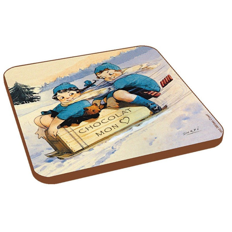 6 dessous de verres Thèmes Chocolats - Editions Clouet - Dessous de verre - - La Guilde Culinaire