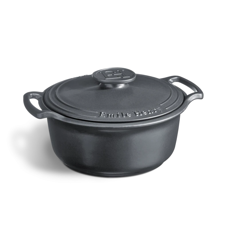 Cocotte Sublime 4.2L - Emile Henry ! Ardoise - Emile Henry - Cocotte - 91774740 - La Guilde Culinaire