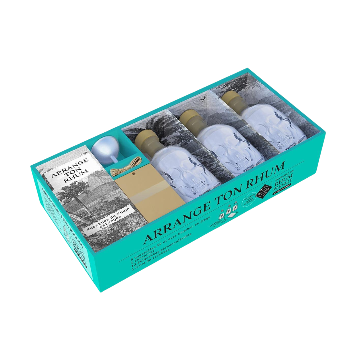 Coffret Arrange ton rhum - Hachette Ed. - Livre d'alcool et boisson - - La Guilde Culinaire
