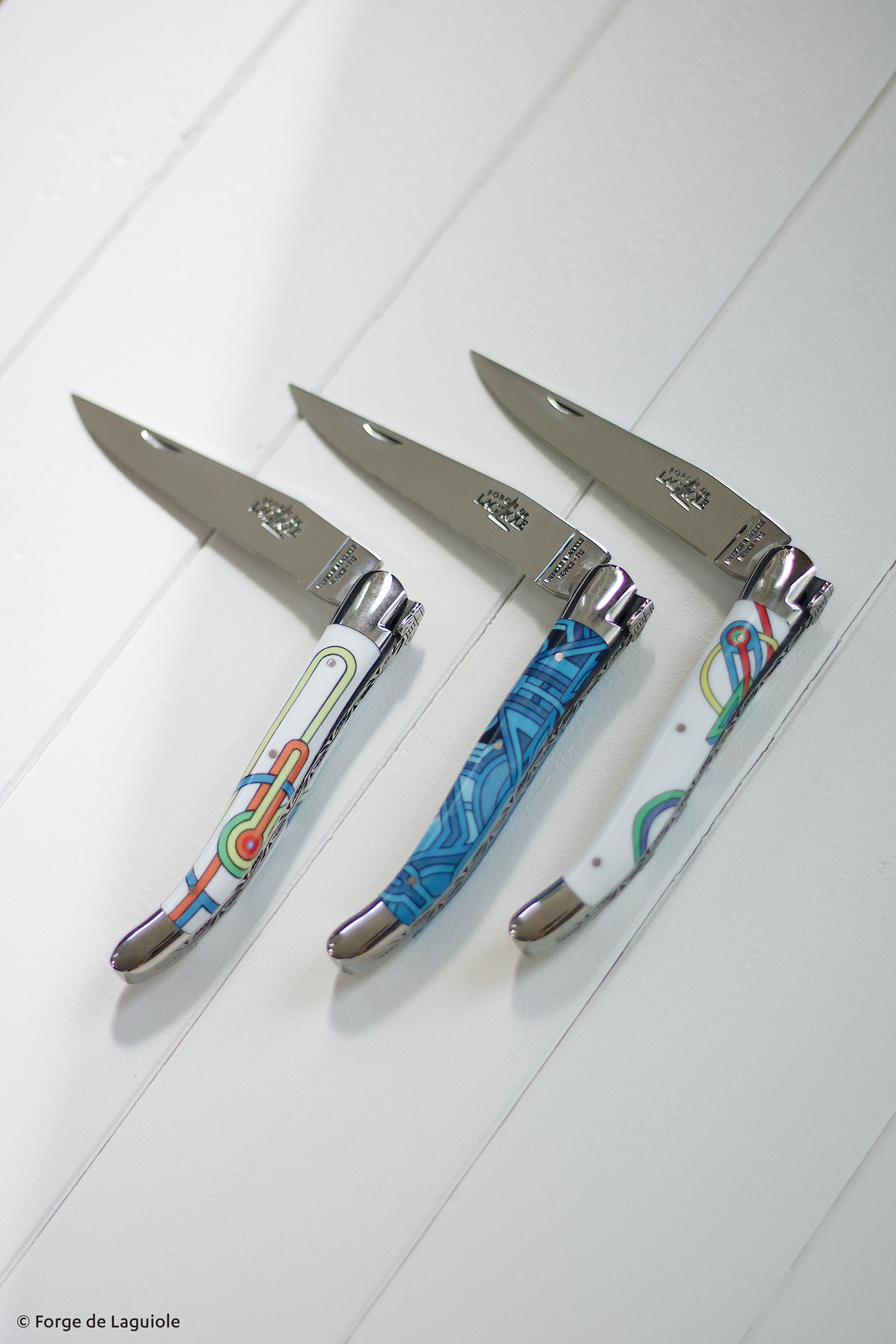 Couteau pliant 11 cm, mitres inox brillant, Seize Happywallmaker – Laguiole - Laguiole - Couteau de poche - - La Guilde Culinaire