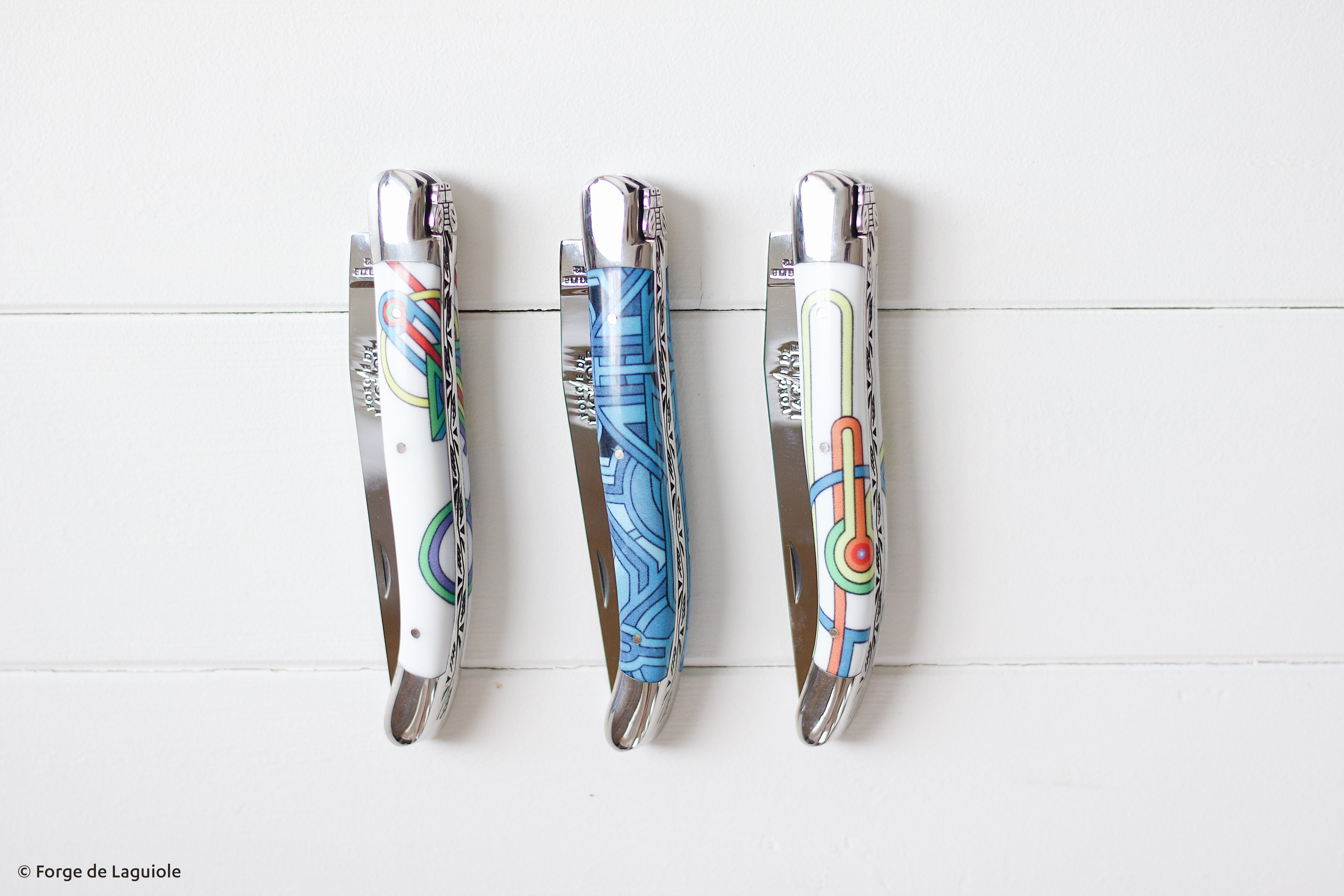 Couteau pliant 11 cm, mitres inox brillant, Seize Happywallmaker – Laguiole - Laguiole - Couteau de poche - - La Guilde Culinaire