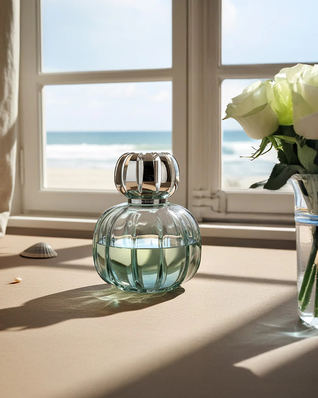 Coffret lampe Berger Corali Verte - Maison Berger Paris - Coffret Lampe Berger - - La Guilde Culinaire