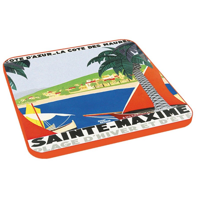 6 dessous de verres Thème Côte varoise - Editions Clouet - Dessous de verre - - La Guilde Culinaire