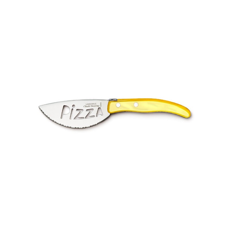 Berlingot pizza knife in resin handle – Claude Dozorme – La Guilde