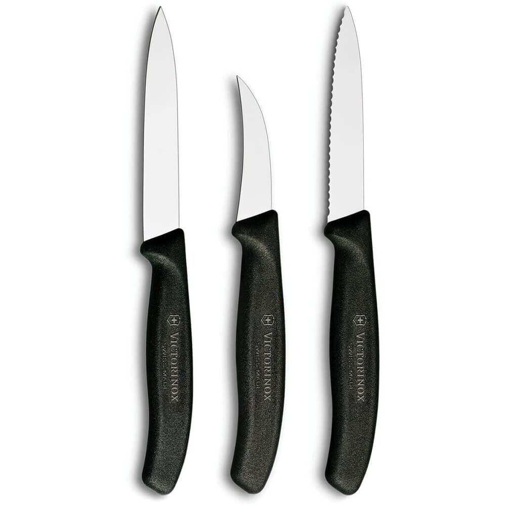 Swiss Classic Ensemble de 3 couteaux d'office - Victorinox - Couteau d'office - - La Guilde Culinaire