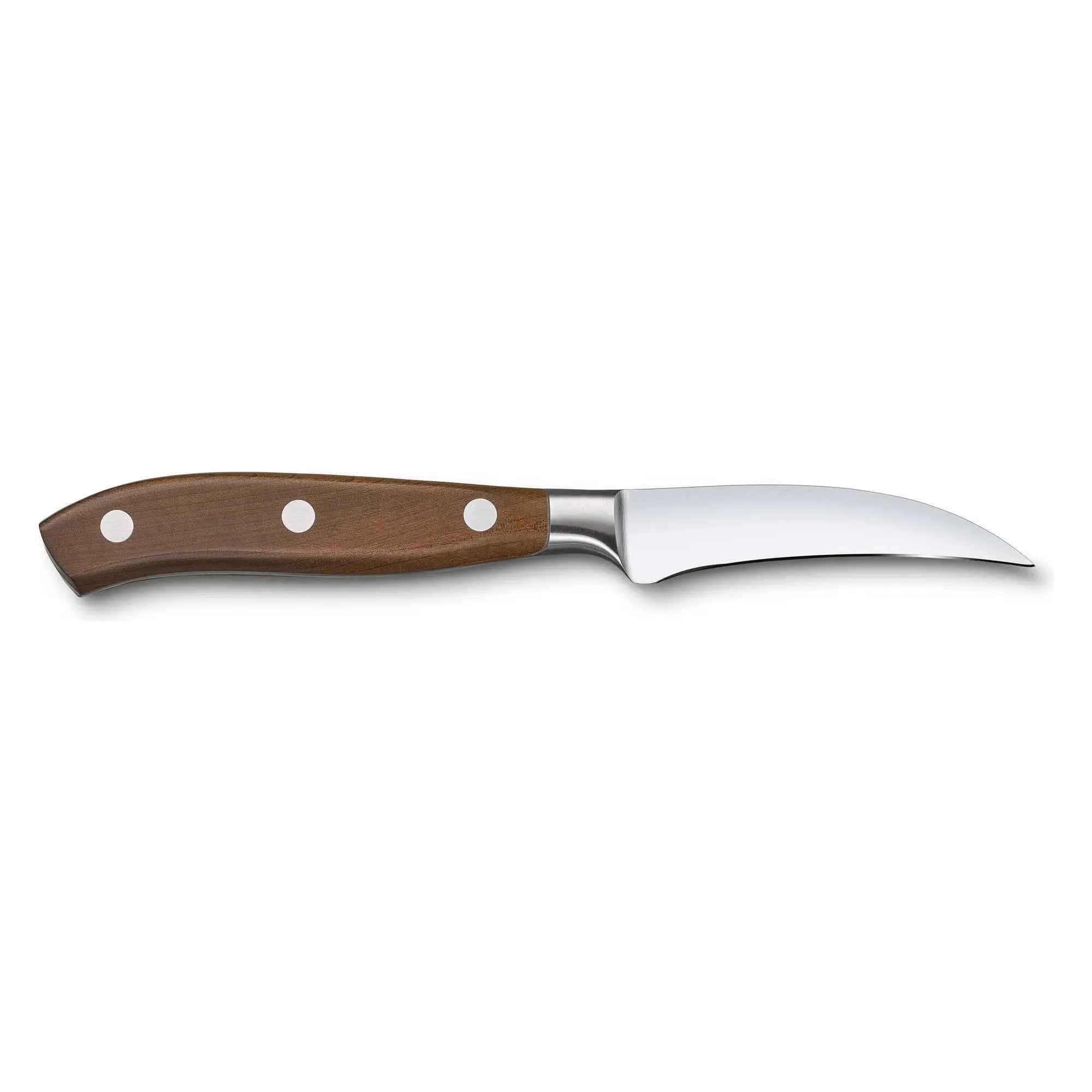 Grand Maître Wood Couteau bec d’oiseau 8cm-3.25'' ! - Victorinox - Couteau à légumes - - La Guilde Culinaire