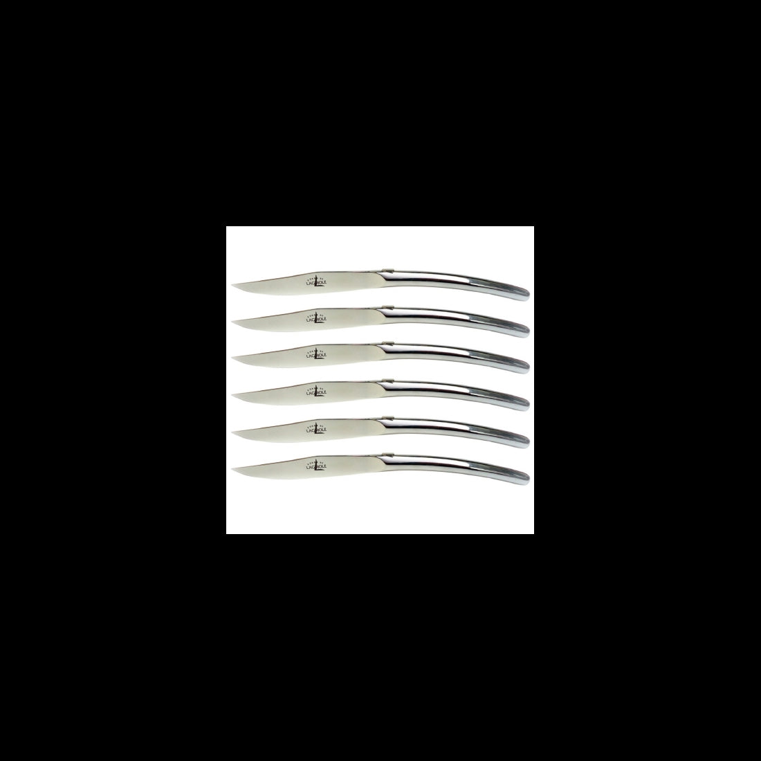 Couteau de table C + B Lefebvre inox brillant – Laguiole - Laguiole - Couteau à steak - - La Guilde Culinaire