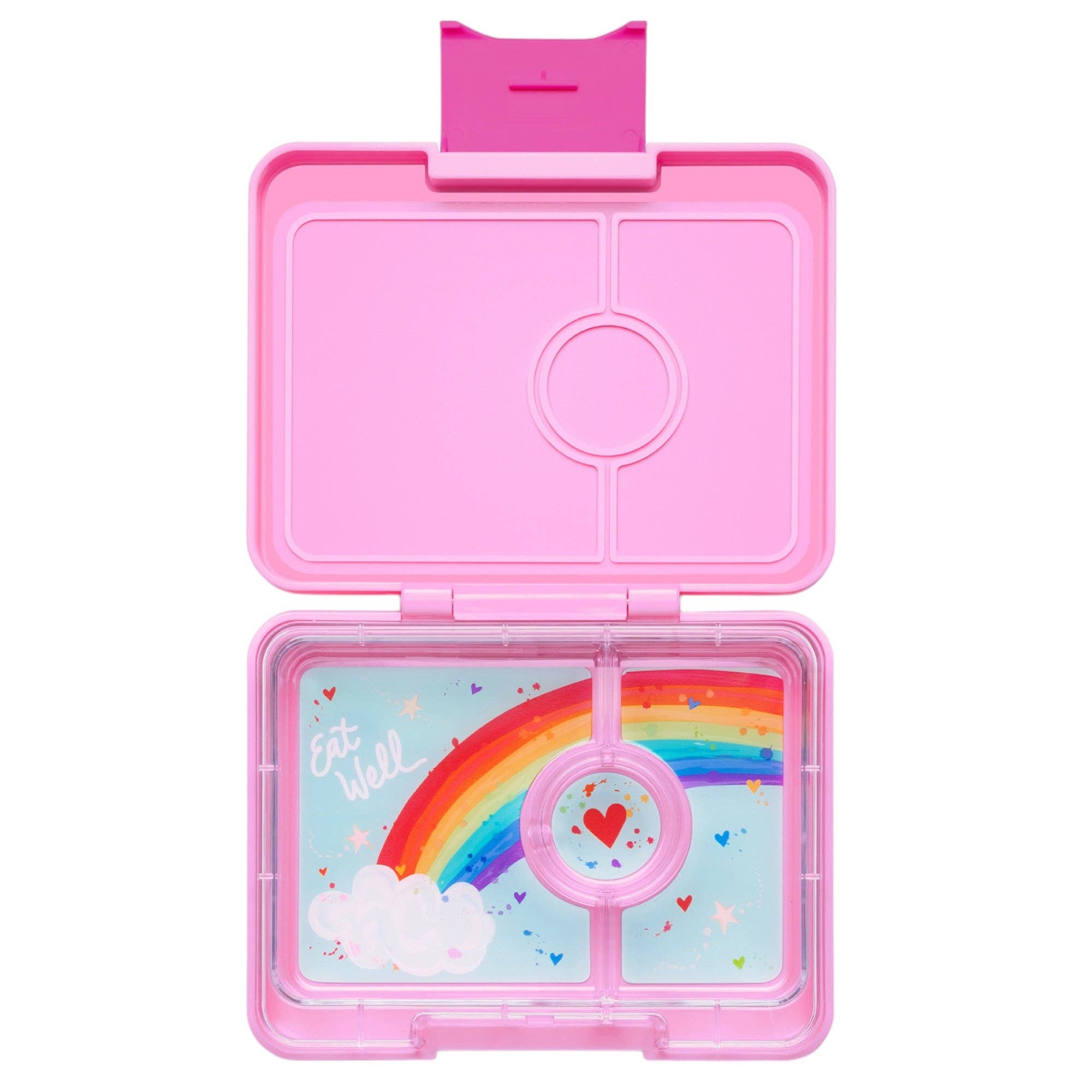 Yumbox Snack - Boîte à Lunch Bento de Petite Taille Rainbow Power Pink - Yumbox - Boîte à repas - PPSN202309R - La Guilde Culinaire