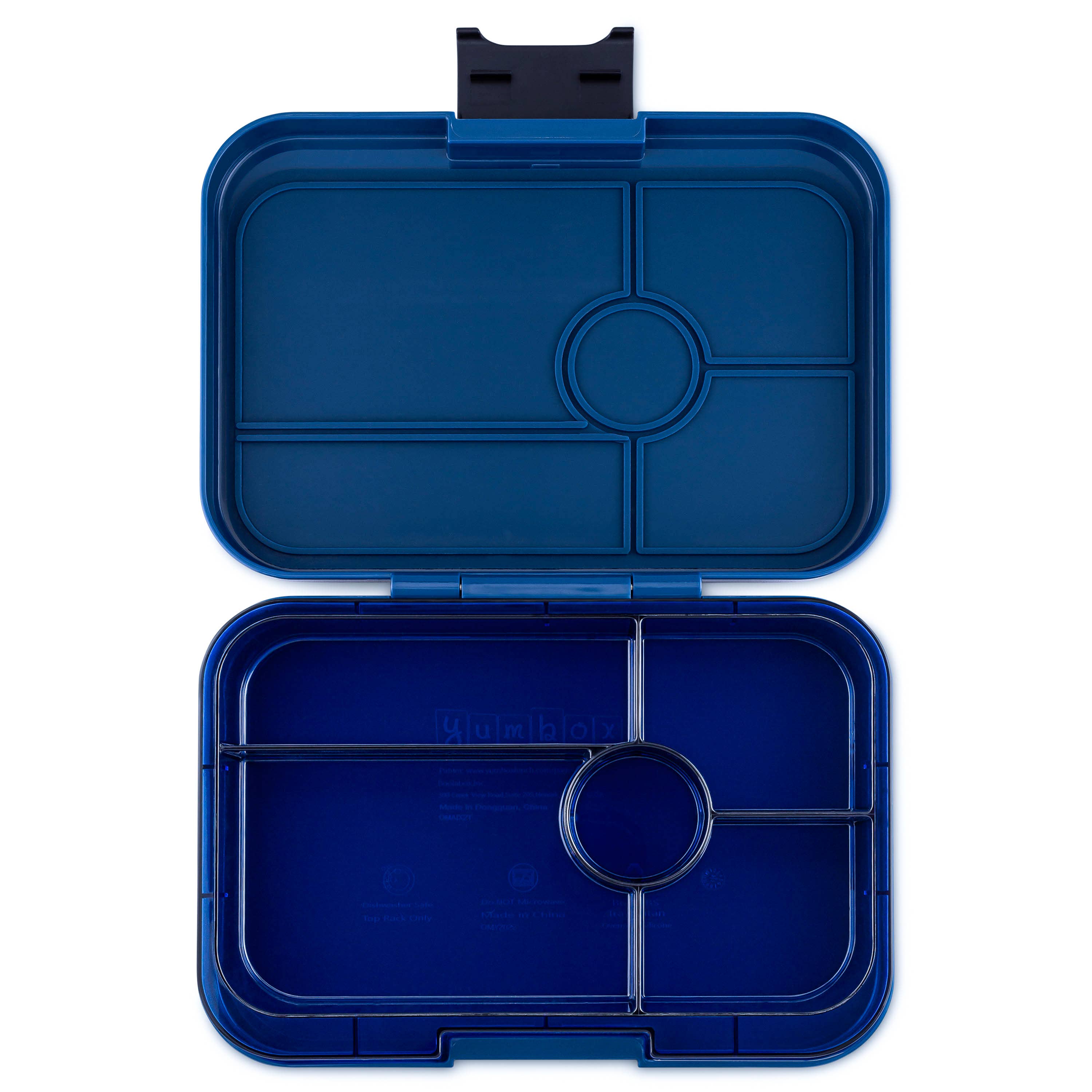 Yumbox Tapas - Boîte Bento étanche avec plateaux à 4 ou 5 compartiments Monte Carlo 5C with Clear Blue Tray - Yumbox - Boîte à repas - MBIII202303N - La Guilde Culinaire