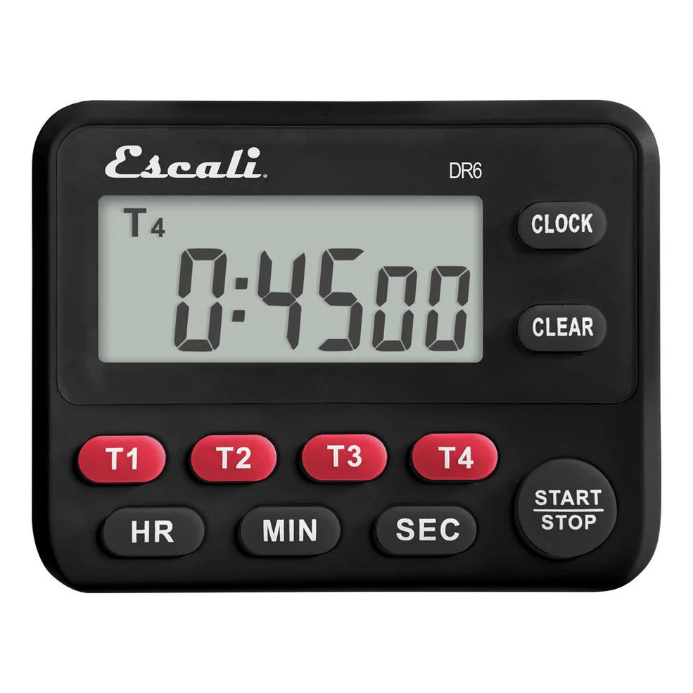 Minuterie Magnétique 4 Canaux Avec écran LCD - Pour Cuisine, Sport, Devoirs, Jusqu'à 99 Heures, Réglage Volume - 11