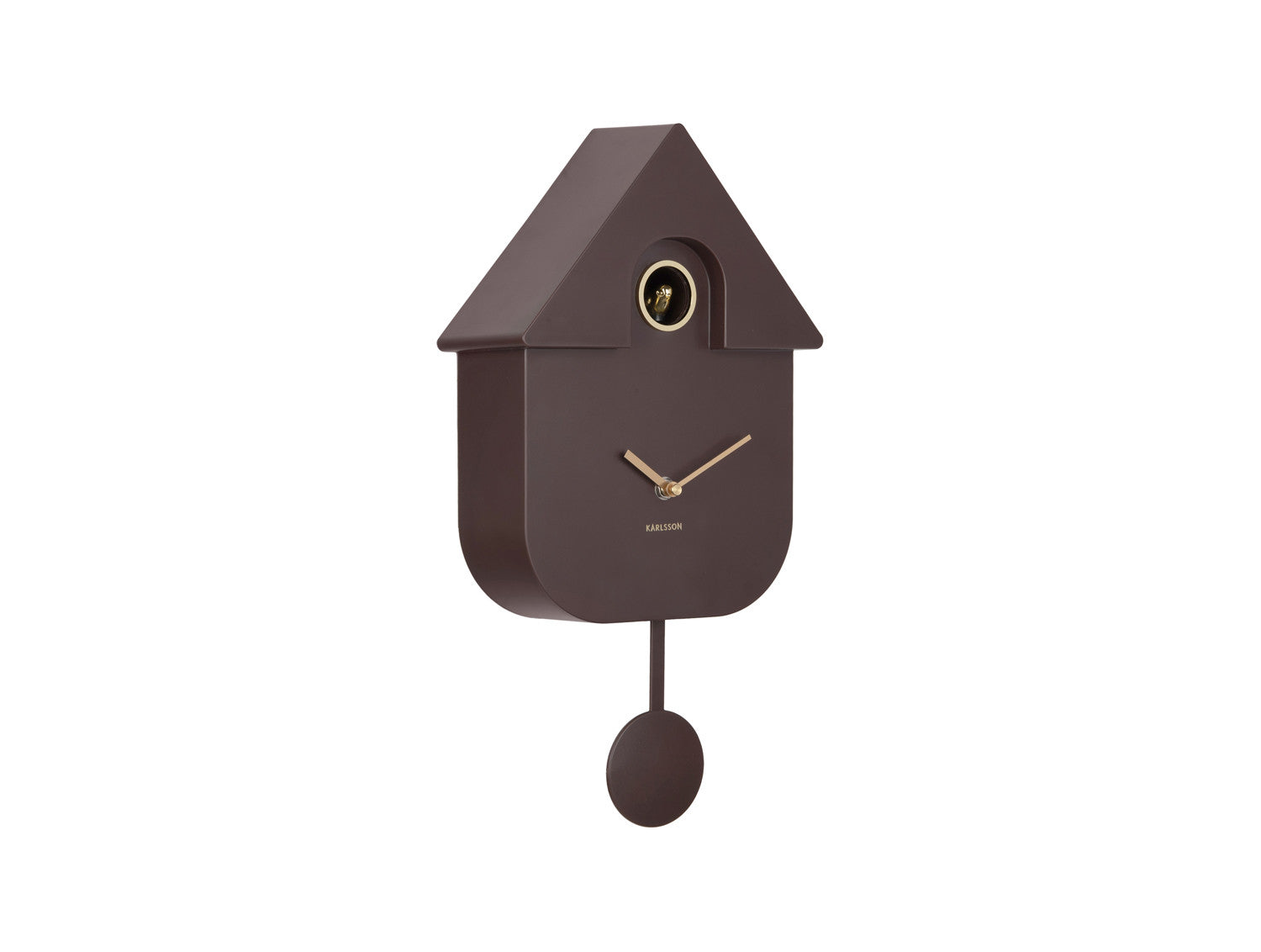 Horloge "The Modern Cuckoo" Brun terre - Horloge Karlsson - Horloge - M5-KMC-DB01 - La Guilde Culinaire