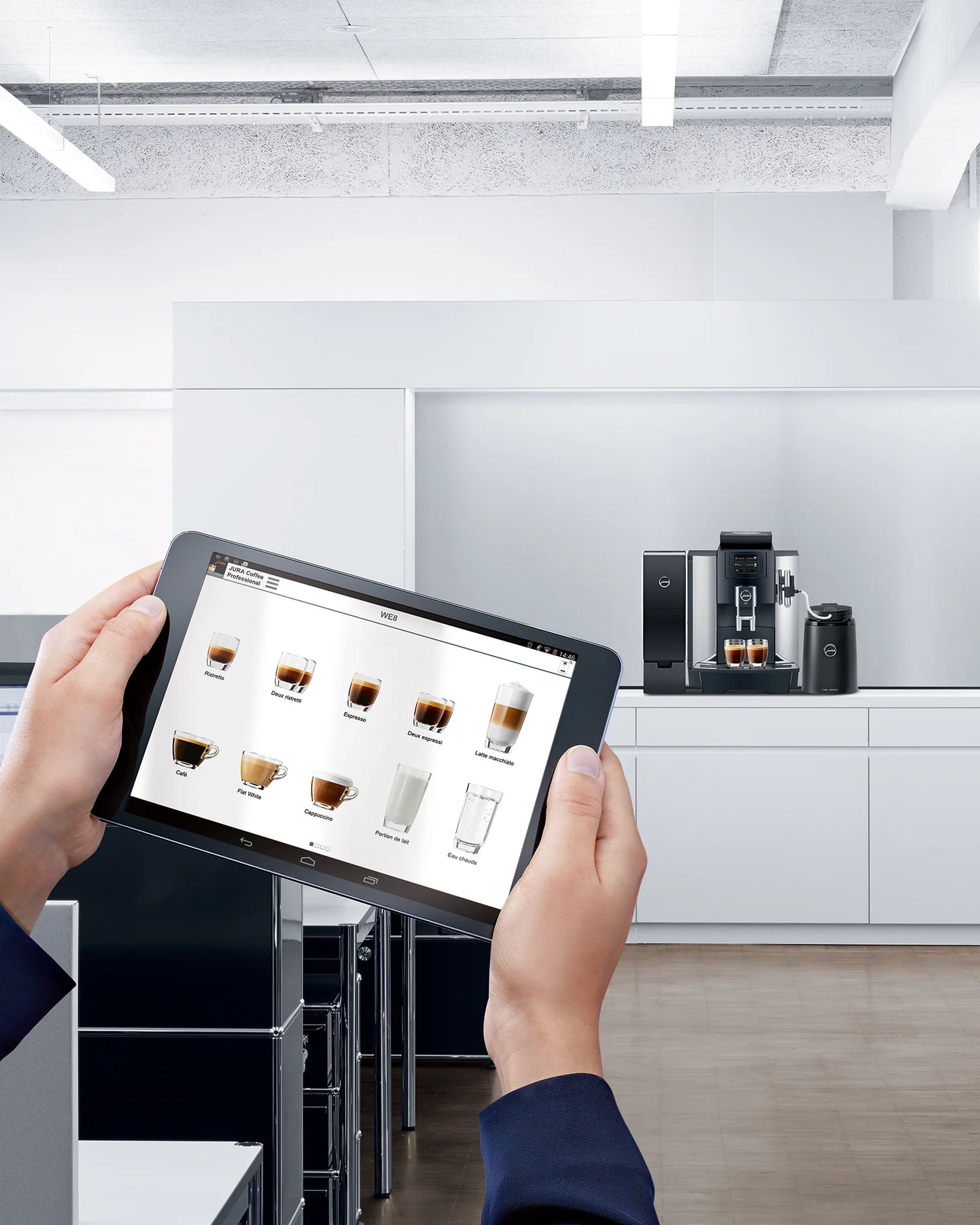 Machine espresso JURA WE8 Chrome - JURA - Machine à espresso - - La Guilde Culinaire