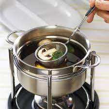 Épuisette à fondue en acier inoxydable - Trudeau - Service à fondue - - La Guilde Culinaire