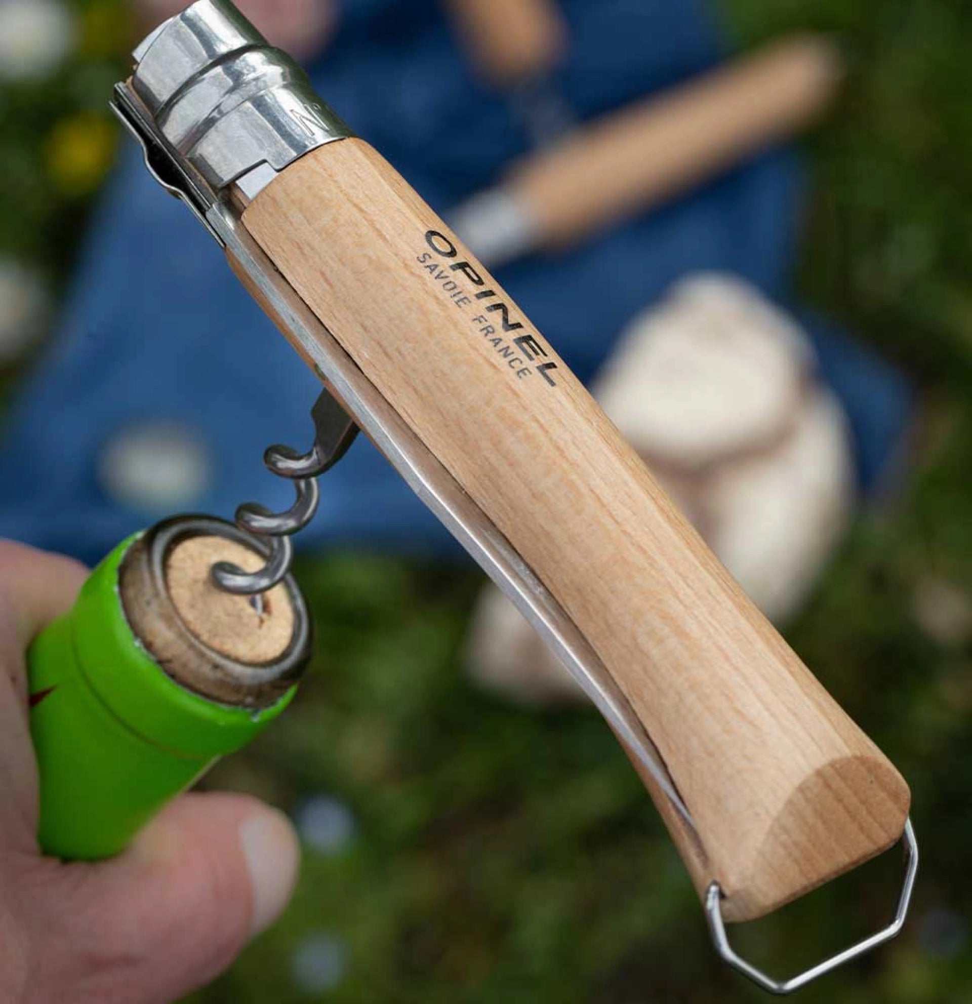 Opinel - N°10 Tire-Bouchon Décapsuleur - Opinel - Couteau de poche - - La Guilde Culinaire