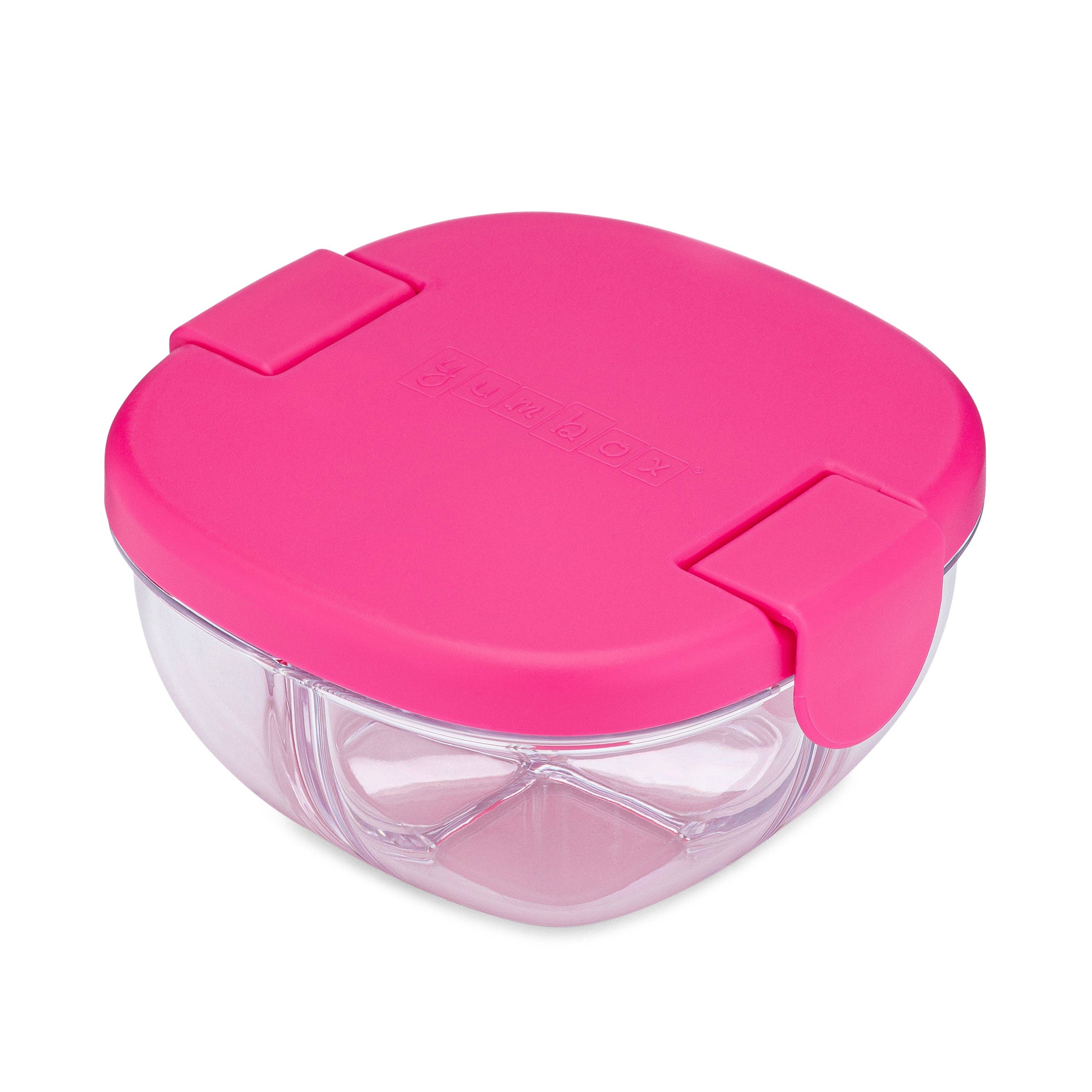 Bol à collation étanche avec 3 compartiments - Framboise rose - Yumbox - Boîte à repas - - La Guilde Culinaire