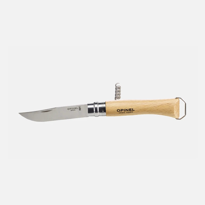 Opinel - N°10 Tire-Bouchon Décapsuleur - Opinel - Couteau de poche - - La Guilde Culinaire