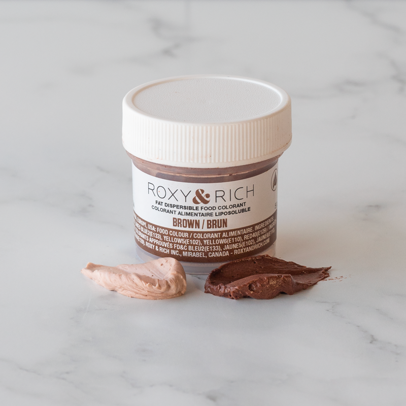Colorant Alimentaire Liposoluble Brun - Roxy & Rich - Colorant alimentaire liposoluble - - La Guilde Culinaire