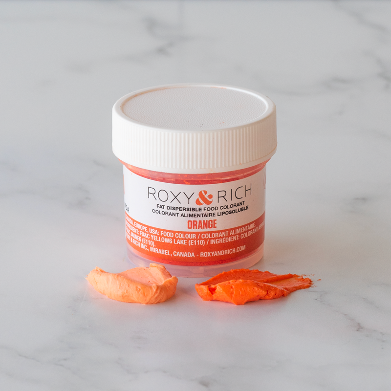 Colorant Alimentaire Liposoluble Orange - Roxy & Rich - Colorant alimentaire liposoluble - - La Guilde Culinaire