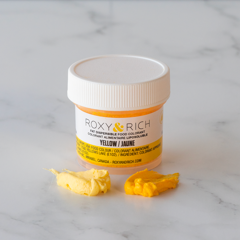 Colorant Alimentaire Liposoluble Jaune - Roxy & Rich - Colorant alimentaire liposoluble - - La Guilde Culinaire