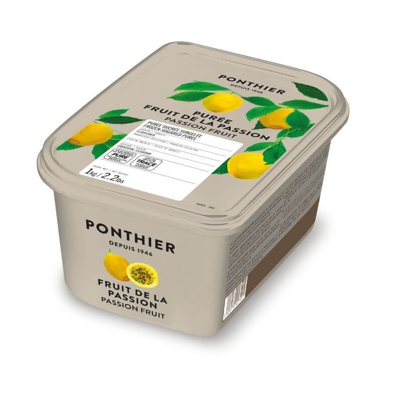 Frozen Flavicarpa passion fruit puree 1kg
