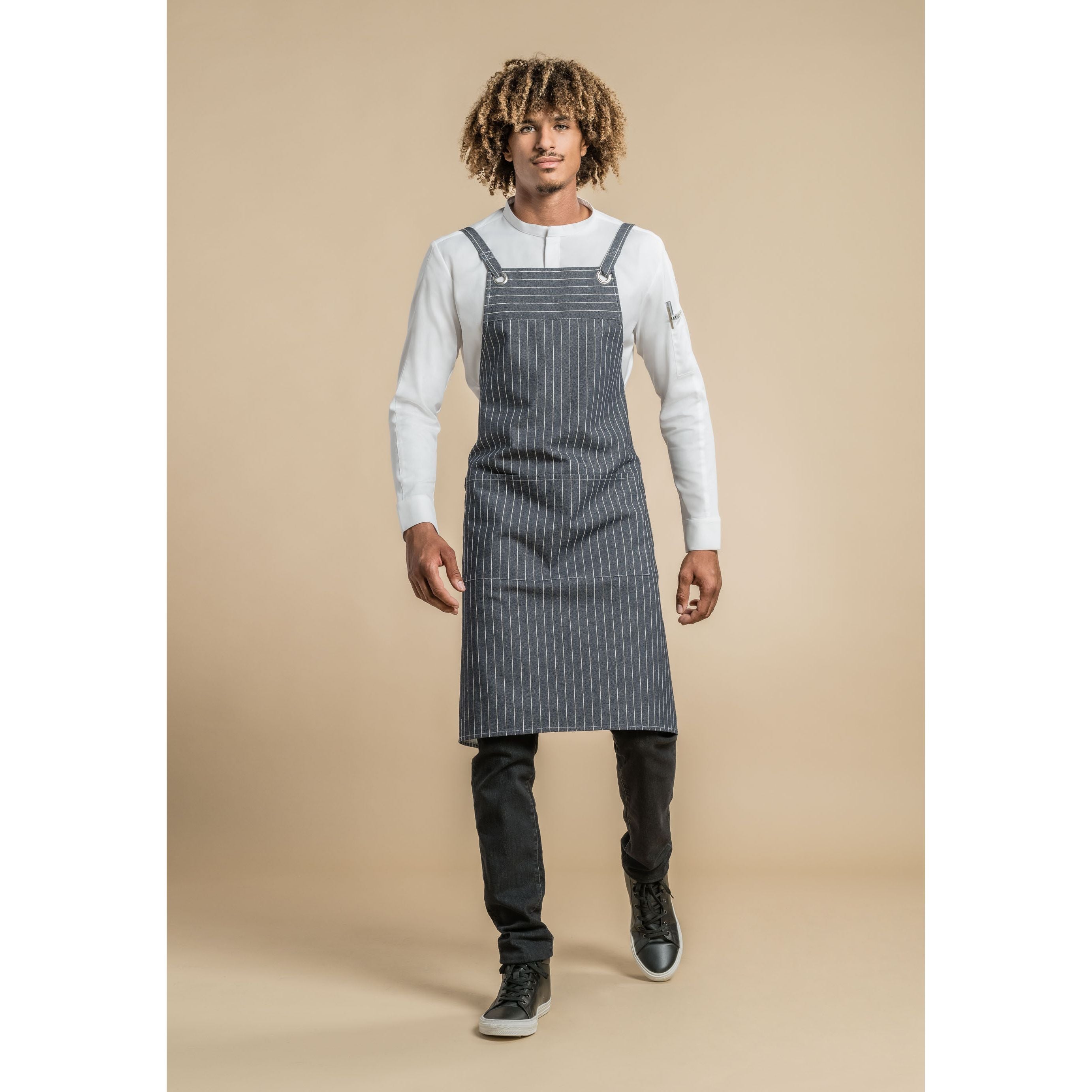 Tablier de cuisine GINGER Denim Denim T2 - Clement Design - Tablier cuisine - - La Guilde Culinaire