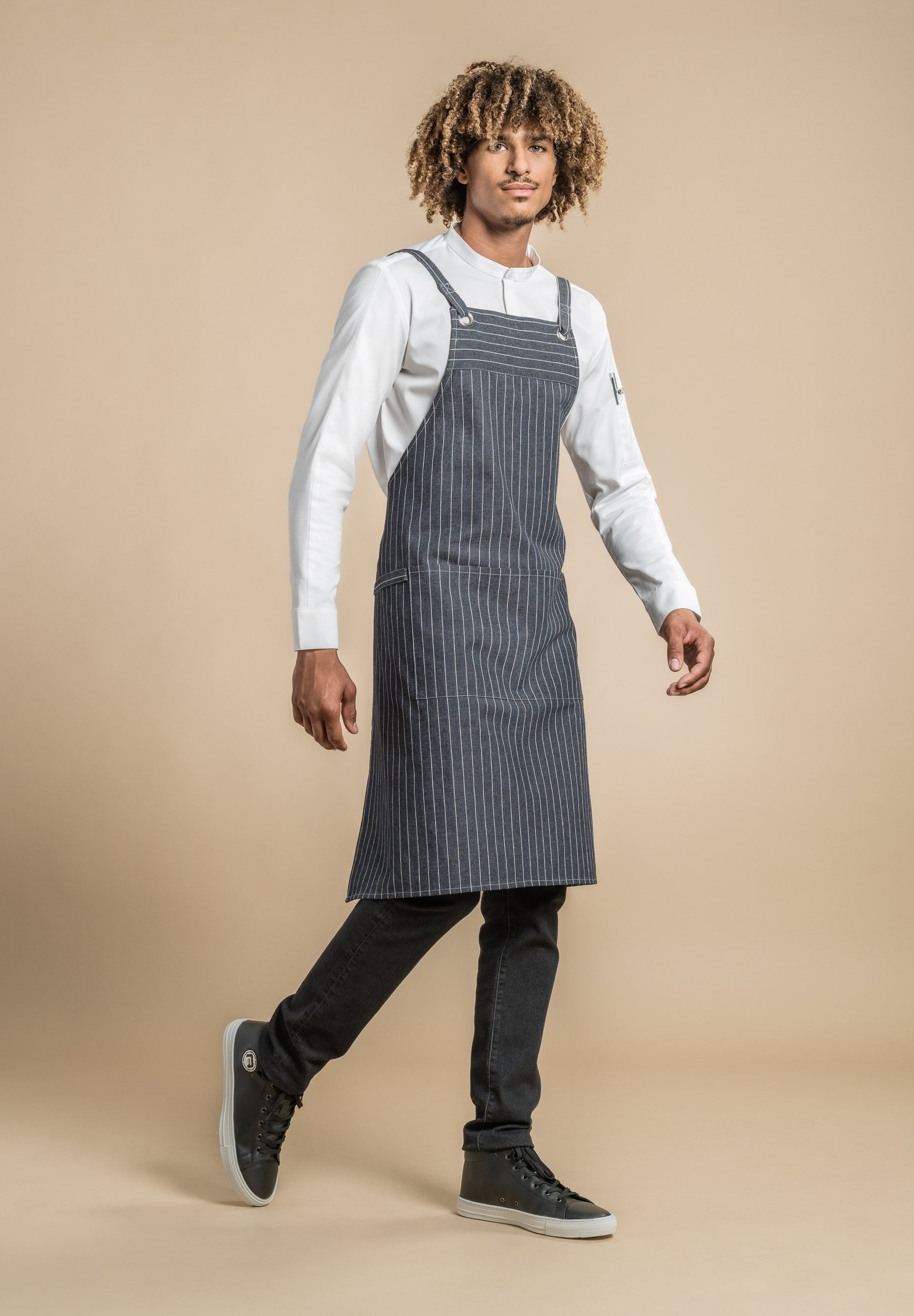 Tablier de cuisine GINGER Denim Denim T1 - Clement Design - Tablier cuisine - - La Guilde Culinaire