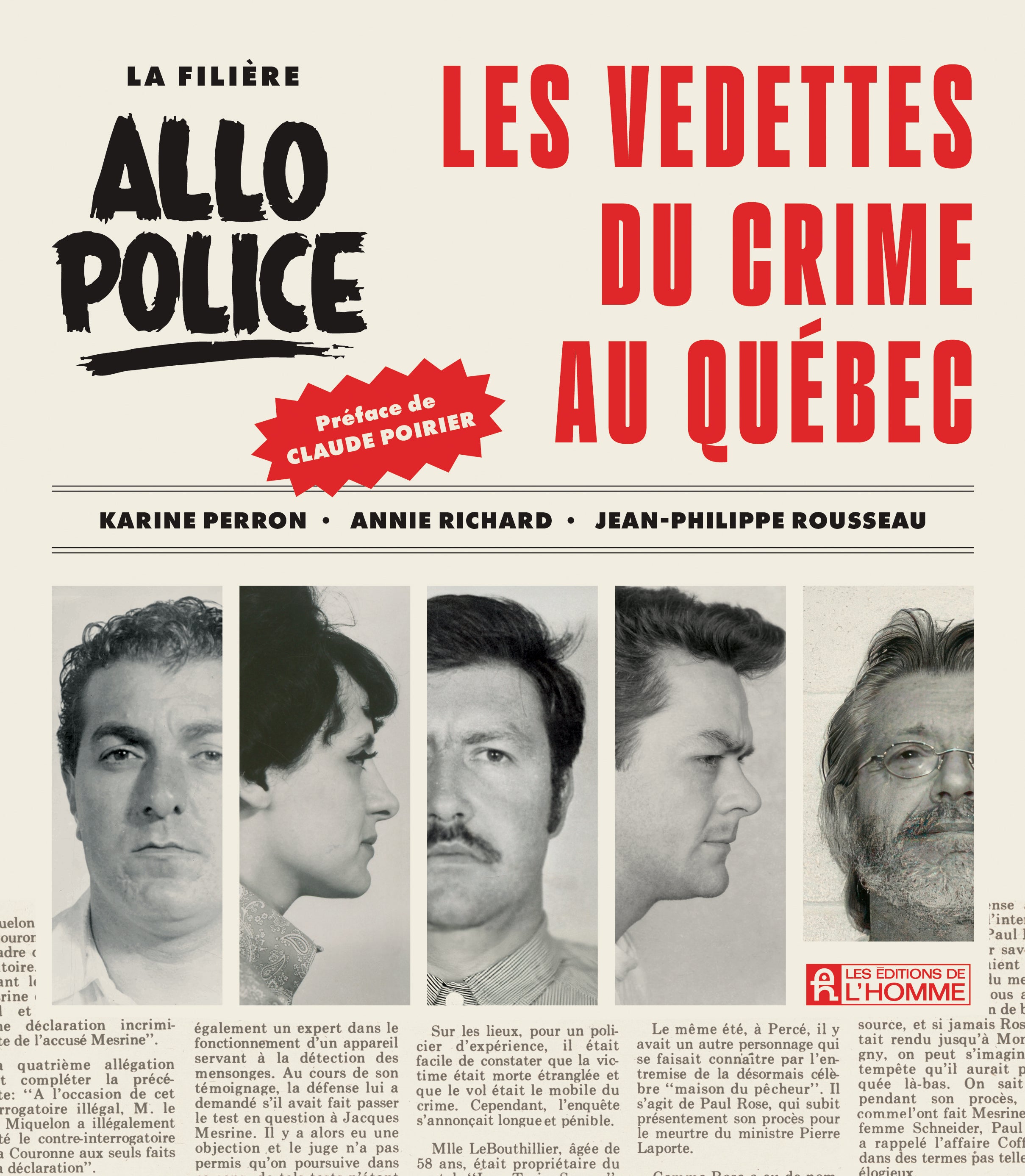 La filière Allô Police - De L'Homme Ed. - Livre - - La Guilde Culinaire