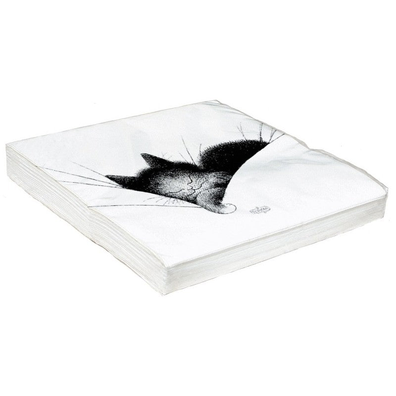 Serviettes Gros dodo - Chats Dubout - Editions Clouet - Serviette - - La Guilde Culinaire