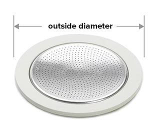 Filtre + 3 joints de rechange pour cafetière Tradizioni - Vev Vigano - Accessoire café - - La Guilde Culinaire