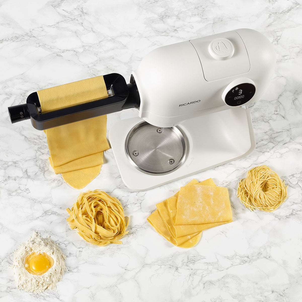 Laminoir et coupe-pâtes pour batteur sur socle RICARDO - Ricardo - Coupe pâte - - La Guilde Culinaire