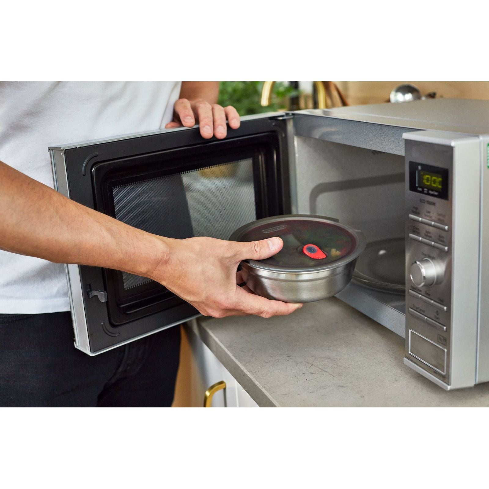 Bol alimentaire multifonction en acier - Large - Black + Blum London - Boîte à repas - - La Guilde Culinaire