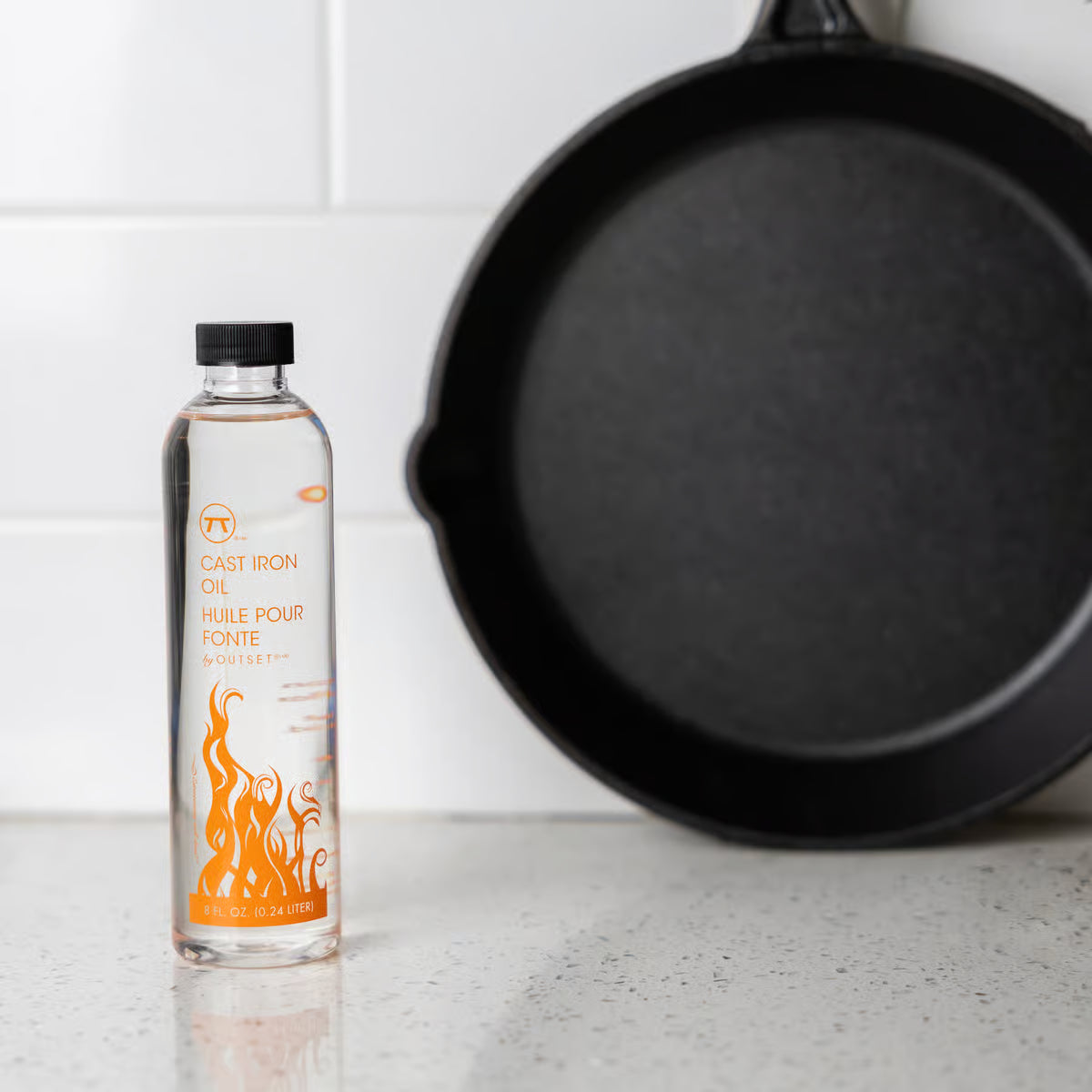 Huile pour fonte - Outset - Huile d'olive - - La Guilde Culinaire