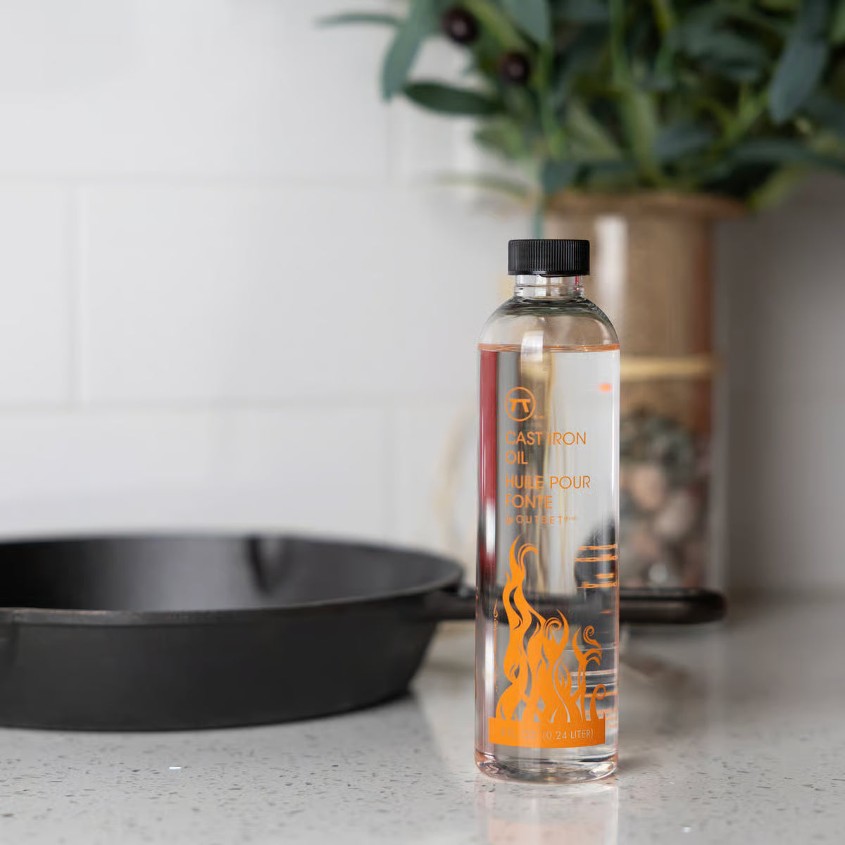 Huile pour fonte - Outset - Huile d'olive - - La Guilde Culinaire