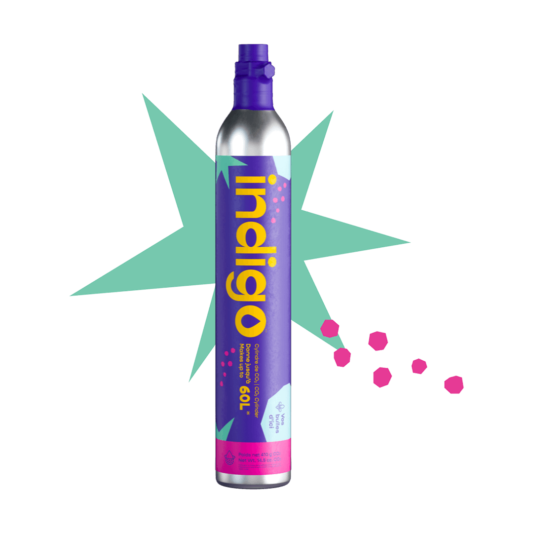 Cylindre de CO2 Indigo Soda - Indigo Soda - Cartouche de CO2 - - La Guilde Culinaire